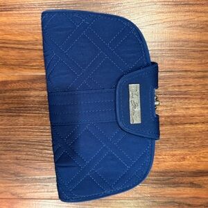 Vera Bradley Blue Quilted Clutch